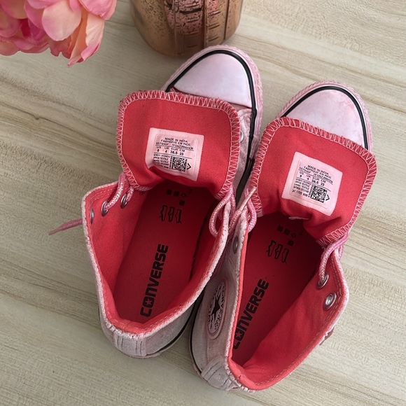 High top “velvet” converse pink - Picture 6 of 7